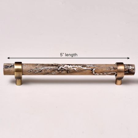 Etched Wooden Door Handles Adjustable Drawer  Pulls(5 Inch)